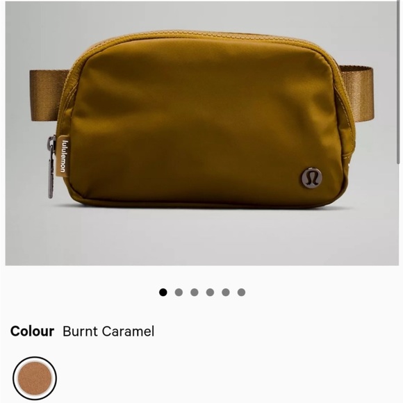 Lululemon Everywhere Belt Bag - Authentic, NWT - Black, Burnt Caramel - Picture 6 of 15